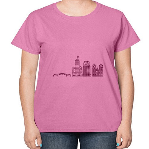 NewarkNJ 1485# - cities-  Ladies T-Shirt