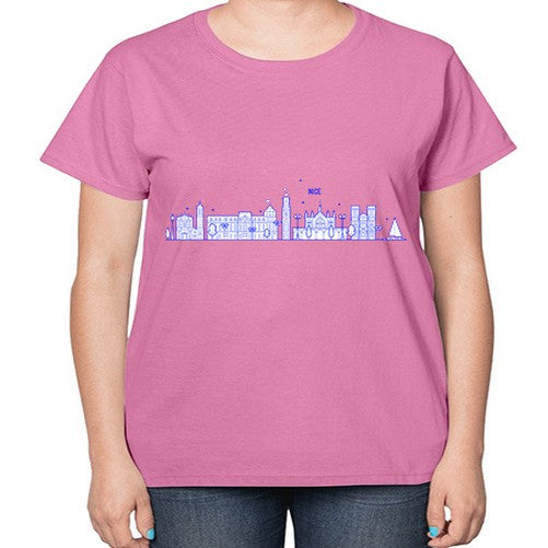 Nice 1488# - cities-  Ladies T-Shirt