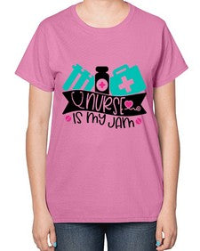 Nurse Is My Jam Style Style 1163# - nurse-  Ladies T-Shirt