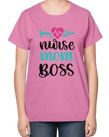 Nurse Mom Boss Style Style 1183# - nurse-  Ladies T-Shirt