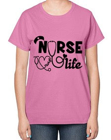 Nurse life 1166# - nurse-  Ladies T-Shirt