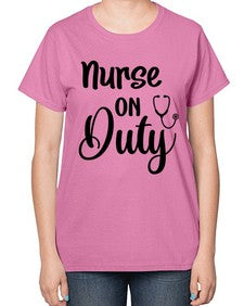 Nurse on duty 1188# - nurse-  Ladies T-Shirt