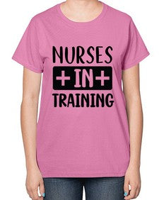 Nurses in training 1244# - nurse-  Ladies T-Shirt