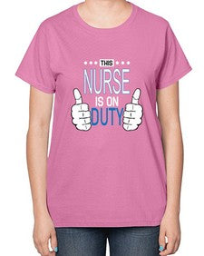 NursetransperntPNG Style 1263# - nurse-  Ladies T-Shirt