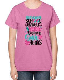 Nursing School Giving Style Style 1276# - nurse-  Ladies T-Shirt