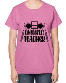 Online Teacher Style 1289# - teacher-  Ladies T-Shirt
