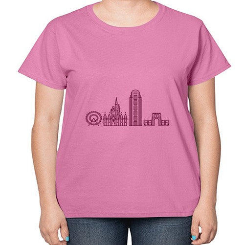 OrlandoFL 1543# - cities-  Ladies T-Shirt