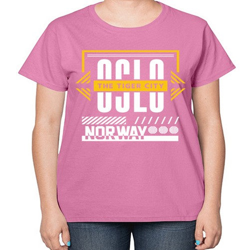 Oslo 1553# - cities-  Ladies T-Shirt