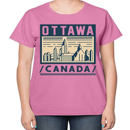 Ottawa 1557# - cities-  Ladies T-Shirt