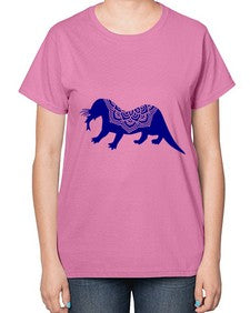 OtterMandala 973# - mandala-  Ladies T-Shirt