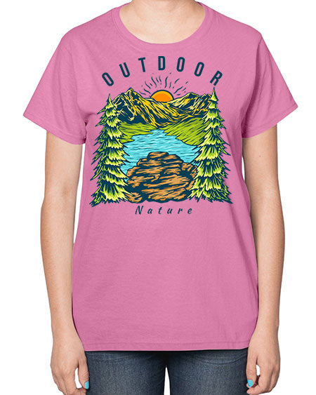 Outdoor Nature 17# - nature-  Ladies T-Shirt