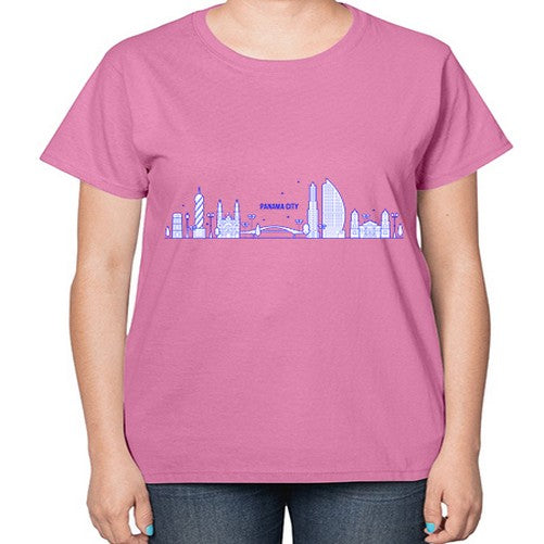 Panama 1570# - cities-  Ladies T-Shirt