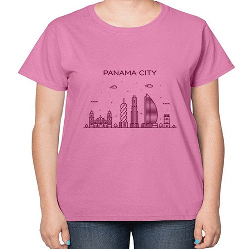 PanamaCity 1571# - cities-  Ladies T-Shirt