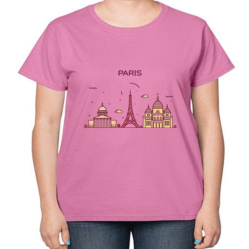 Paris 1580# - cities-  Ladies T-Shirt