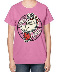 Pay the chills 201# - cartoon general-  Ladies T-Shirt