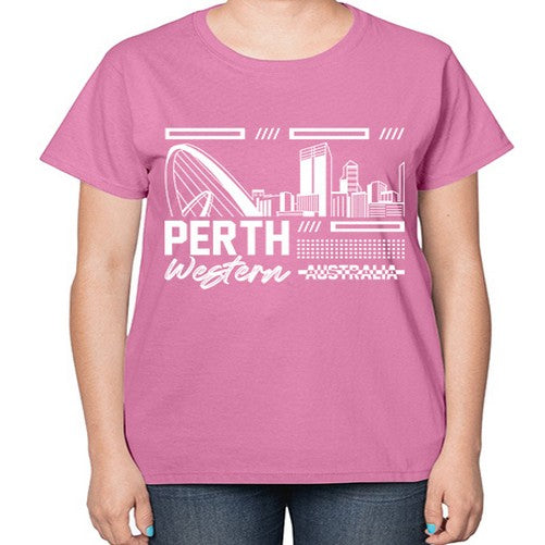 Perth 1597# - cities-  Ladies T-Shirt