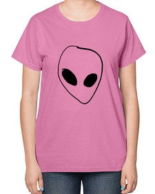 Pocket Alien 22# - ufo-  Ladies T-Shirt