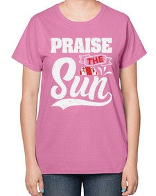 Praise the sun 40# - video games-  Ladies T-Shirt