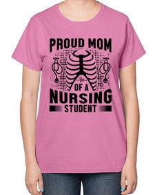 Proud mom Style 1338# - nurse-  Ladies T-Shirt