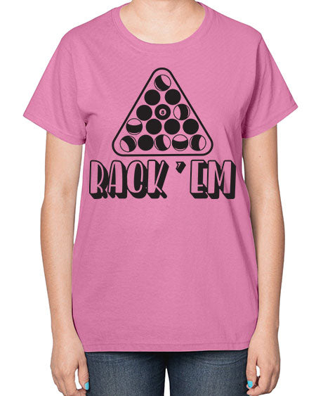 Rack em 558# - billards-  Ladies T-Shirt