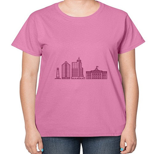 Raleigh 1709# - cities-  Ladies T-Shirt