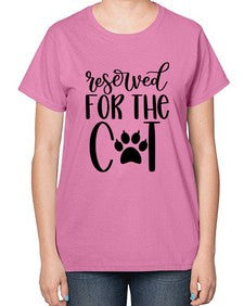 Reserved For The Cat Style 104# - cats-  Ladies T-Shirt