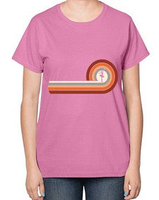 Retro ballet evolution for ballerinas ballet 179# - ballet-  Ladies T-Shirt