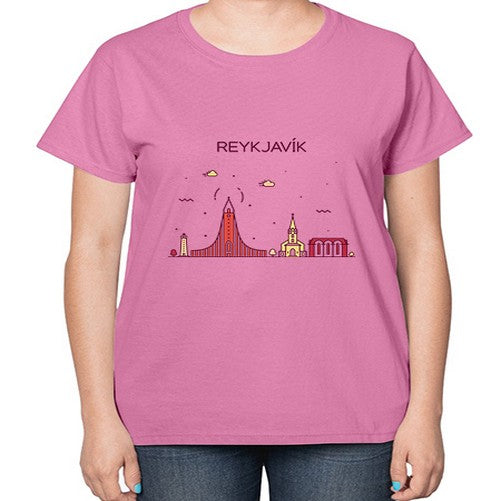 Reykjavik 1719# - cities-  Ladies T-Shirt
