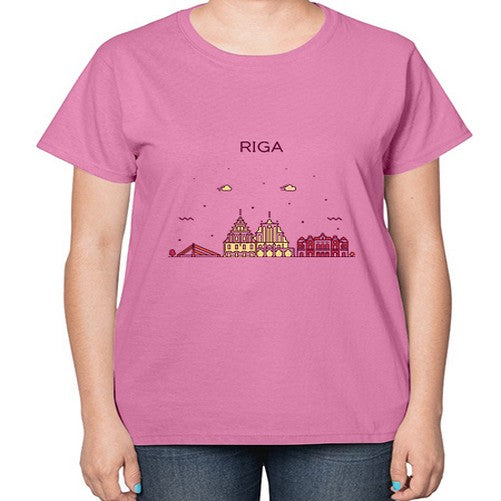 Riga 1729# - cities-  Ladies T-Shirt