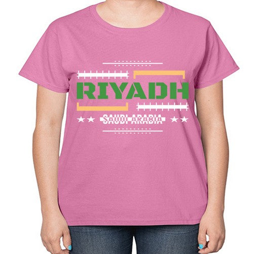 Riyadh 1741# - cities-  Ladies T-Shirt