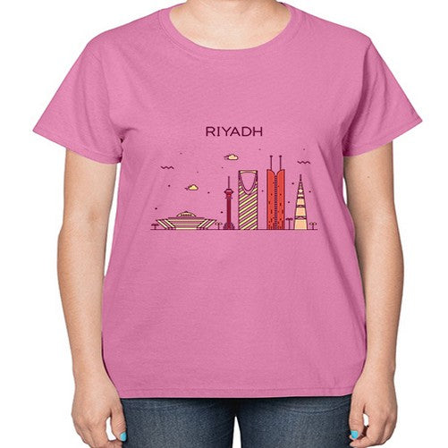 Riyadh 1742# - cities-  Ladies T-Shirt