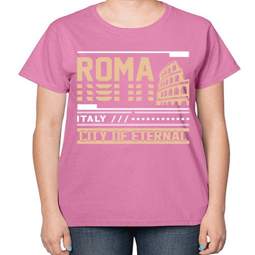 Roma 1745# - cities-  Ladies T-Shirt