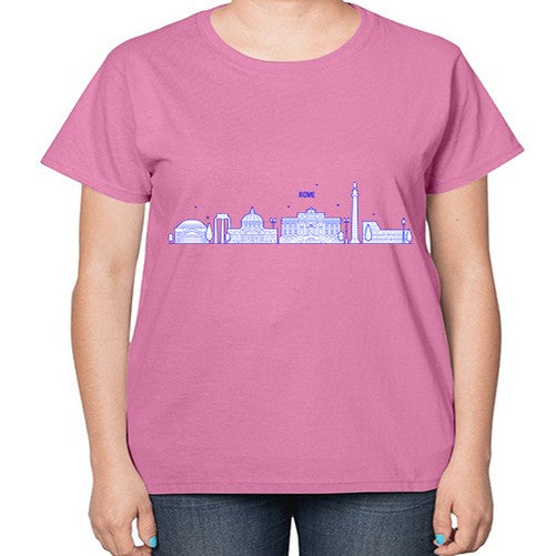 Rome 1751# - cities-  Ladies T-Shirt
