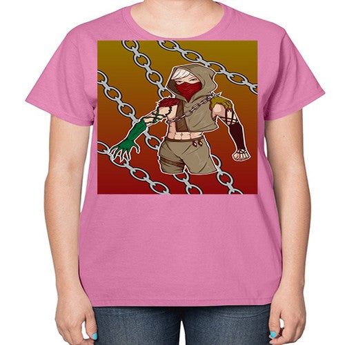 Rose and demon 75# - anime-  Ladies T-Shirt