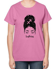 Sagittarius Woman - sagittarius-  Ladies T-Shirt