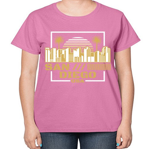 San Diego 1775# - cities-  Ladies T-Shirt