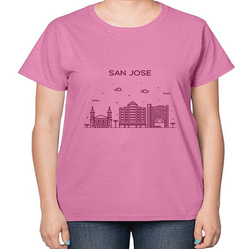 SanJoseCL 1791# - cities-  Ladies T-Shirt