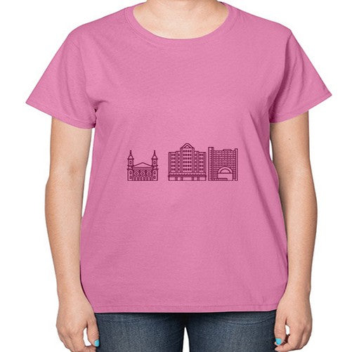 SanJoseCL 1792# - cities-  Ladies T-Shirt