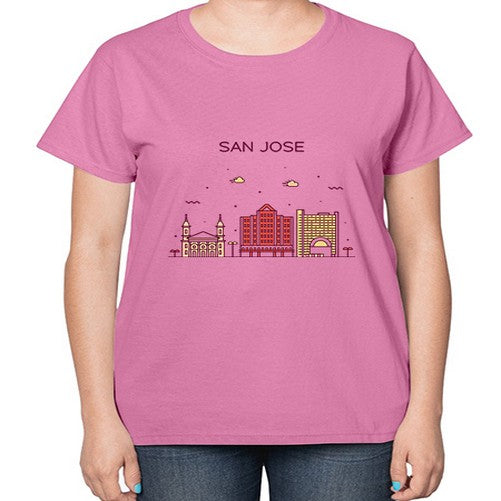 SanJoseCL 1793# - cities-  Ladies T-Shirt