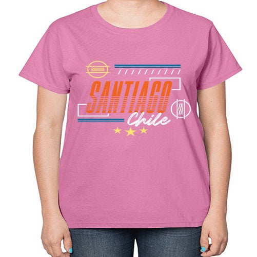 Santiago 1795# - cities-  Ladies T-Shirt