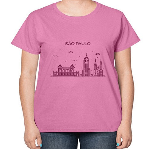 SaoPaulo 1800# - cities-  Ladies T-Shirt