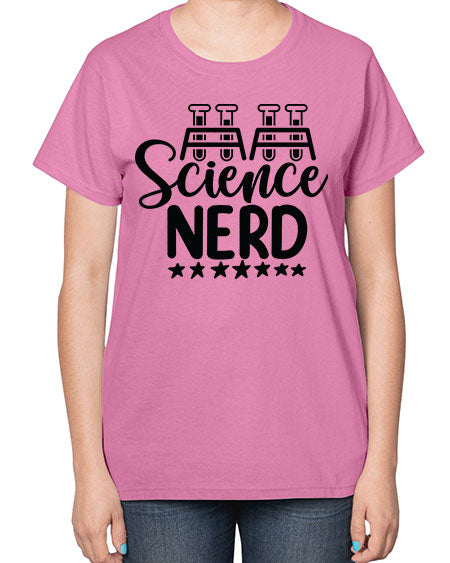 Science Nerd 58# - general science-  Ladies T-Shirt