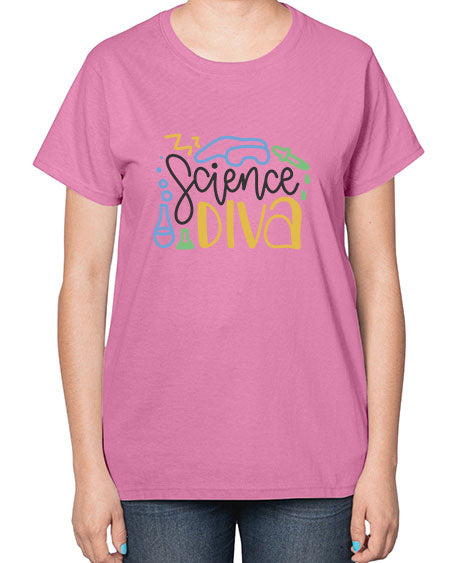 Sciencediva 43# - general science-  Ladies T-Shirt