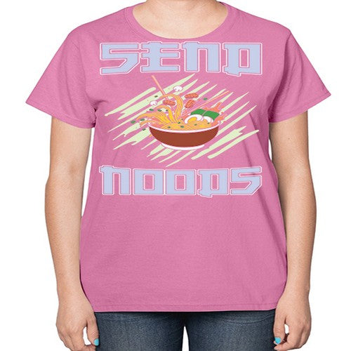 Send Noods Japanese Noodles Bowl Anime 282# - anime-  Ladies T-Shirt