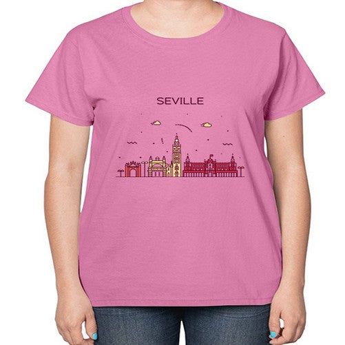 Seville 1821# - cities-  Ladies T-Shirt