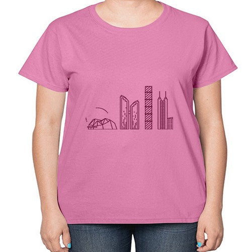 Shenzhen 1833# - cities-  Ladies T-Shirt