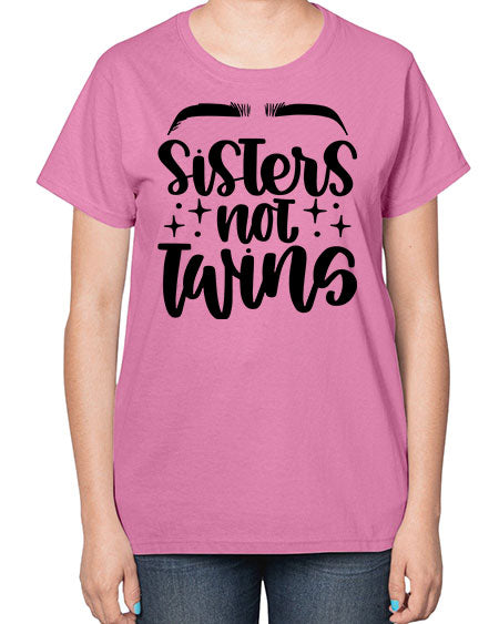 Sister Not Twins Style 23# -makeup  Ladies T-Shirt