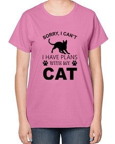 Sorry I Cant Style 116# - cats-  Ladies T-Shirt