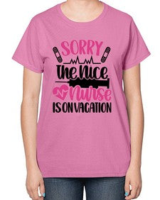 Sorry The Nice Nurse Style Style 1422# - nurse-  Ladies T-Shirt