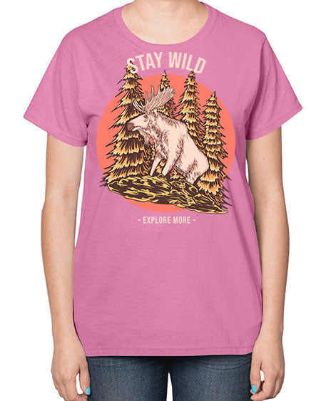Stay Wild 16# - nature-  Ladies T-Shirt